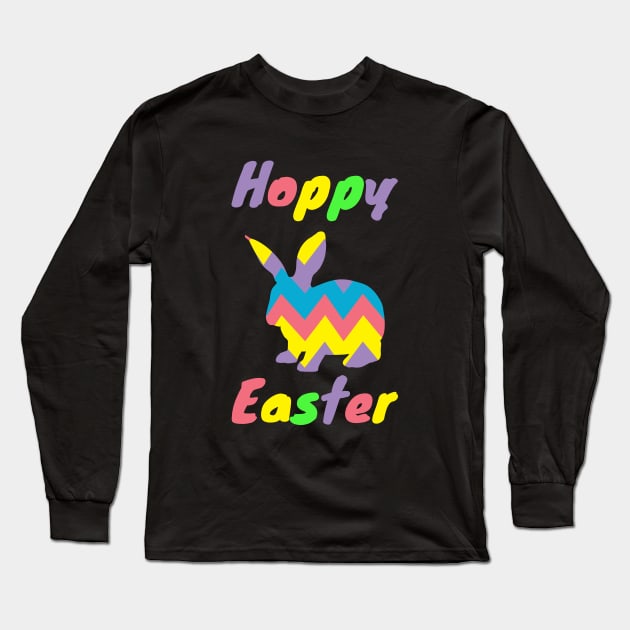 Hoppy Easter Long Sleeve T-Shirt by LunaMay